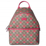 Gucci GG Supreme Reguleeritav &otilde;larihm T&otilde;mblukk Lilleline tr&uuml;kis L&otilde;uend Seljakott Laste seljakott Beež Tume pruun 782708-FADLO-9777 Basic Set (Bag+Dust Bag)