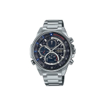 Casio Edifice 100 Meetrit Veekindel F1 Koost&ouml;&ouml; P&auml;ikeseenergia Kvarts Kell Meeste kellad Must EFS-S590AT-1A Black Dial