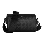 Montblanc Fashion 3.0 Seeria Br&auml;ndi Logo T&otilde;mblukuga Nahast Crossbody &Otilde;lakott Unisex Kotid Must 198862 Basic Set (Bag+Dust Bag)
