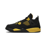 Air Jordan 4 Retro PS Thunder 2023 Laste tossud Must Tour-Kollane BQ7669-017 31
