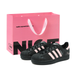 Adidas Originals Superstar 2 Kulumiskindlad Madalad Rula Kingad Unisex Must Roosa JI0079(Team837-SBOX ) 35⅔ pink