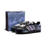 Adidas Originals Superstar 2 Gojian Starlight Box Nahast Kulumiskindel Madala s&auml;&auml;rega Rula kingad Unisex Must JI0079(Team516-) 43⅓ gray