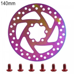 140MM piduriketas Kukirin G2 Pro G2 MAX elektrit&otilde;ukeratta jaoks V&auml;rviline ketaspiduri osa Roostevabast terasest ketas 6 kruviga 140mm 1PC