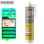 WACKER 121 Akvaariumi hermeetik, L&auml;bipaistev gray