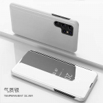 Busin Kattega Peegel Smart View Nahast Klapp-telefoni&uuml;mbris Samsung S26 Ultra S25 S24 S23 Plus FE jaoks Kukkumisvastane Kaitsekatte Galaxy S26 h&otilde;be