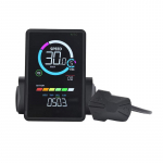 A96I-M7C-2 Elektrijalgratta LCD-ekraanim&otilde;&otilde;tur 24V 36V 48V 60V E-t&otilde;ukeratta LCD-paneel USB UART-iga M&auml;gi-elektrijalgratta jaoks 6PIN Par