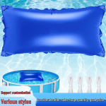 Suur K&uuml;lmakindel PVC Talvine Basseini Kate Padi - K&uuml;lmumisvastane T&auml;ispuhutav Ujuv Matt 120x240 CM sinine