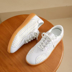 Tai Chi kingad veiselihak&otilde;&otilde;luse tald s&uuml;gis uus hingav jooksu spordijalatsid vabaaja laiad kingad pehme tald 35【foot length 22.5cm】 valge