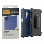 Ott Armor karp&uuml;mbris Samsung Galaxy A57 A37 A17 A07 A16 A36 A56 A15 A35 A55 A05 A14 A34 A54 A33 A53 jaoks P&otilde;rutuskindel kate klambriga Galaxy A15 tumesinine v&auml;rv