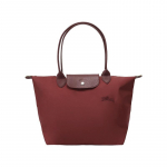 Longchamp &otilde;lakott Le Pliage Green Br&auml;ndilogo Pikk k&auml;epide Kokkupandav kandekott Ostukott K&auml;eshoitav V&auml;litingimustes Taaskasutatud l&otilde;uend Keskmine Naiste 2605919P98 valge
