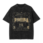 Cowboys From Hell Cover Fire Metallib&auml;ndi T-s&auml;rk Vintage Pesu Harajuku Pantera Meeste Naiste Topid Vabaaja S
