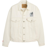 Levis &times; Maailmameistriv&otilde;istlused Mehhiko Meeskonna Koost&ouml;&ouml; SS26 Rinnam&auml;rk Tikitud Logo Lihtne Pikkade Varrukatega Denim Jakk Unisex Jakid 006GU0006 XL