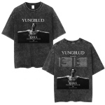 Yungblud IDOLS Albumituur 2026 T-s&auml;rgid Mehed Naised R&otilde;ivad Pestaud Vintage L&uuml;hikeste Varrukatega T-s&auml;rgid &Uuml;lem&otilde;&otilde;dulised Vabaaja Puuvillased T-s&auml;rgid 2XL