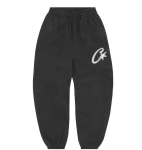 Piiri&uuml;lene Ameerika hip-hop corteiz tr&uuml;kiga kapuutsiga sviiter komplekt paar t&auml;navusweatp&uuml;ksid vabaaja sweatp&uuml;ksid XS black