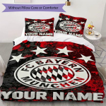 Kohandatud nimi FC Bayern M&uuml;nchen Voodipesu, Tekikomplekt Tekikate Padjap&uuml;&uuml;r Kodu S&uuml;nnip&auml;evakingitus(1 * tekikott + 2 * padjap&uuml;&uuml;ri, ilma s&uuml;damikuta)_xia 135x200cm white