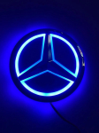 9,5 cm Auto Tagaluugi Embleem ABS LED Embleemi Valgusti Tarvikud Mercedes Benz S350 S300L S A B C E Klassile GLA GLK ML GL GLC GLE PK9 gray