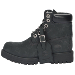 Timberland X LOUIS VUITTON Veisenahast Ankelpikkusega Combat Saapad Unisex Must 1AD7YP 34.5 must