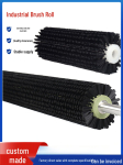 Nailonharjaga rull klaaside pesemiseks ja tolmu eemaldamiseks 500*50*80*30*140