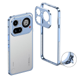 Eemaldatava pandlaga &uuml;mbris Nothing Phone 4A jaoks Nothing Phone 4A Pro jaoks Alumiiniumisulamist metallraam Kaitseraua kaamera kaitsja kate white