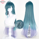 Vodyanitsa Cosplay Parukas Kuumakindel S&uuml;nteetiline Juustega Parukad + Parukakate gray