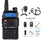 Baofeng UV-5R USB Pika Vahemaa Kahe Sagedusriba Amat&ouml;&ouml;rraadio VHF UHF FM CB 128CH 2200mAh Kaasaskantav K&auml;eshoitav Pika Vahemaa Kahepoolne Raadio