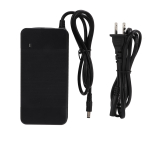42V 3A Akulaadija Toiteadapter Liitiumaku Laadija Elektrirolleri jaoks 100&ndash;240V USA pistik black