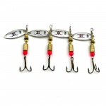 5 tk HENGJIA 0,16 untsi metallist kalalusikad S&ouml;&ouml;daforell Bass haugip&uuml;&uuml;gi landid 2 v&auml;rvi