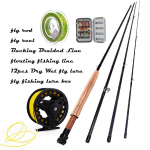 Lend&otilde;ngede komplekt 2,7 M lend&otilde;nge ja &otilde;nge&otilde;nge kombineeritud kalastustarvete 6 tk komplektid fly fishing 6 pcs