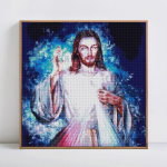 Teemanttikandid ikoonid Kodukaunistus 5D Teemantmosaiik Ristpistes Teemantmaaling &uuml;mmarguse 30x30