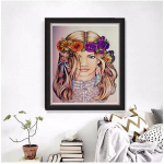 Kodu tegelaskuju 5D teemantmaali ristl&otilde;ike komplekt seinakaunistus teemant &uuml;mmargune teemanttikandid 20X30CM