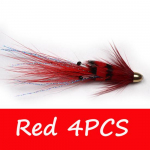 Bimoo 4PCS Conehead Fire Tiger / must/ punane Francis Snaelda l&otilde;hetoru k&auml;rbsed ja k&otilde;rged