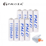 PALO 4-28tk 3A AAA laetav aku 1,2V 1100mAh ni-mh akud 8pcs