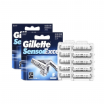 Gillette'i andur Exceli meeste turvaline habemenuga tera, vahetuspead, n&auml;o habeme raseerimine karvaeemaldus