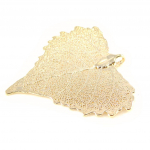 Les Tr&eacute;sors De Lily [F6814] - Pendentif 'Feuille Magnifica' Plaqu&eacute; Or kuld