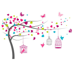 Les Tr&eacute;sors De Lily [L7583] - Planche de stickers 'Arbre Romantique' tutti frutti (50x70 cm) mitmev&auml;rviline