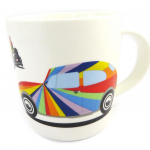 Volkswagen [M1396] - Mug porcelaine 'Coccinelle' tutti frutti (vintage) - Volkswagen mitmev&auml;rviline