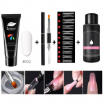 Limegirl 15ml/4tk Poly Gel Set Kiire ehitusgeel k&uuml;&uuml;nte pikendamiseks Poly Gel Kit Nail Art k&uuml;&uuml;nte pikendamiseks Slip Solution