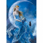 T&auml;ielik 5D Teemantmaal Multifilm Kuut&uuml;druk Mosaiik Tikand Ristpistes Kodukaunistus K&auml;sitsi valmistatud 25x30cm