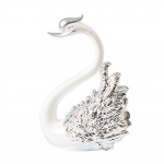 Cake Topper Crown Swan Cake Top Hat Pulma-aastap&auml;eva pidu Magus k&uuml;psetuskaunistus 11cm h&otilde;be