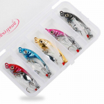 Sougayilang 5 tk. p&uuml;&uuml;gilant karbikomplektiga Metallist jigging landid 3D Eyes Fishing Kunstlik ujumisliit mitmev&auml;rviline