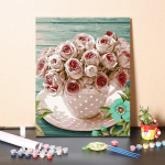DIY v&auml;rvid numbrite j&auml;rgi &otilde;limaali komplekt L&otilde;uend DIY &otilde;limaal numbrite j&auml;rgi Seinakunsti kaunistused kodukinki kunstiks ja hobideks 40x50cm no frame