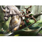 5D teemantruudukujuline / &uuml;mmargune teemanttikandid naissoost s&otilde;dalane meisterdamise mosaiik loom hobune kodukaunistus Full Square (20X30CM)