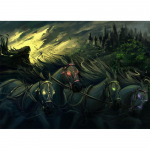 Ruut/&uuml;mmargune teemant 5D DIY Teemantmaal  hobune  Tikand Ristpistes Vesi Teemantmosaiikmaal Dekoratsioon Full Square (20X30CM)