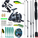 Sougayilangi t&auml;ielik p&uuml;&uuml;gikomplekt, p&uuml;&uuml;gis&ouml;&ouml;da tarvikud ja 6BB keerdrullid koos 6BB p&ouml;&ouml;rleva &otilde;ngedega 3000 must