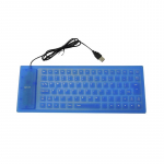 VAORLO 85 Key USB Mini painduv silikoonist kokkupandav arvuti juhtmega klaviatuur s&uuml;learvuti jaoks USA kokkupandav kaasaskantav juhtmega inglise klaviatuur