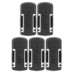 5 tk aku kinnituse asendus Makita 40 V liitiumaku seinaklambri rihma t&uuml;&uuml;pi aku jaoks 5 PCS & Type 2 must