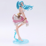 T&uuml;druk Nefeltari Vivi Printsess Sinine pikajuukseline kleit Ver. PVC tegevusfiguurid Vivi Nami Luffy Collectibles mudelm&auml;nguasjad sinine
