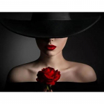 DIY 5D Teemantmaali M&uuml;ts Naine Teemanttikandid Rhinestone t&auml;is&uuml;mmargune mosaiik Ristpistes Kodukaunistus K&auml;sitsi Kunst Kingitus Full Round 20x30CM