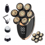 7D elektriline pardel kiilasp&auml;istele meestele T&auml;iendusega 5-&uuml;hes elektrilise pardliga kiilaspea pardli hoolduskomplekt, veekindel juhtmeta ja laetav