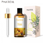 PHATOIL Mango Fruit eeterlikud &otilde;lid k&uuml;&uuml;nlaseebi jaoks DIY parf&uuml;&uuml;mid aroomiteraapia &otilde;huniisutaja &otilde;huhajuti tervislik hooldus 100ML Mango